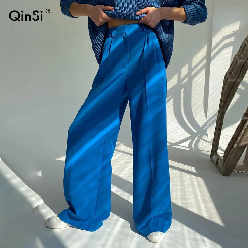 Qinsi Women New High Waist Slim 