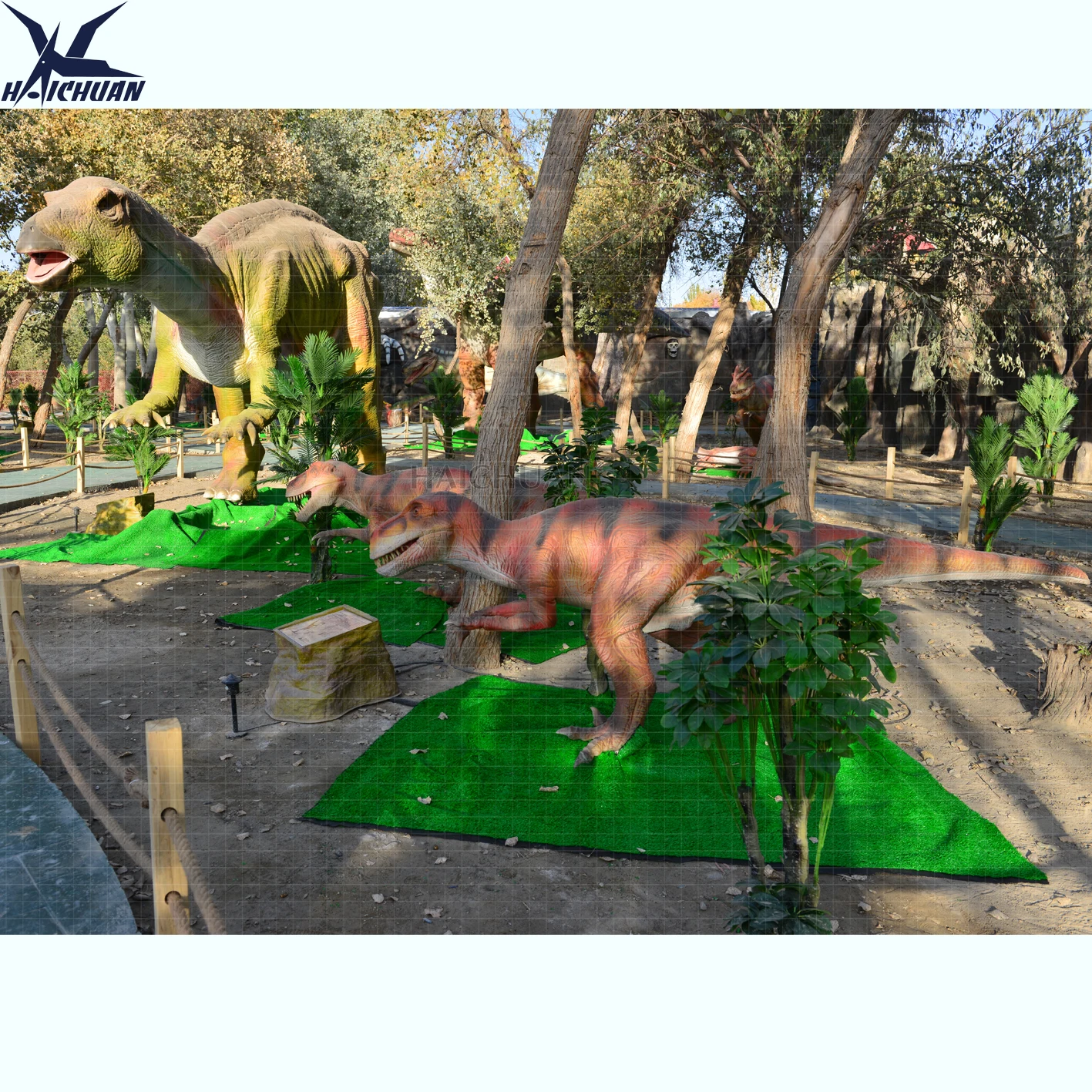 product animatronics parque de dinosaurios electrico montable animatronicos for sale-1