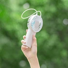 Fan Amazon Hot Sales Battery Rechargeable USB Mini Air Conditioner Cooling Portable Lanyard Handheld Fan