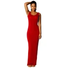 Dress China New Product Long O Neck Sleeveless Sexy Dress