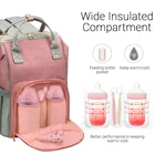 Diaper Bag Bags Leather Free Sample Diaper Bag Fashion Mom Baby Diaper Bags Set Leather Baby Diaper Bag