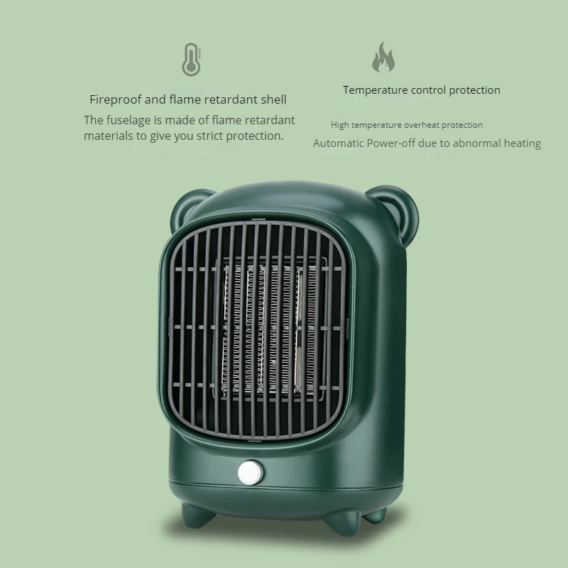 High Quality Safe Household Warmer Winter Indoor Fan Heater 500W Electric Portable Home Use Heater