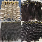 Hair Wholesale Wet Wavy Remy Cuticle Aligned Hair Virgin Raw Brazilian Bundle Hair Vendors For Women