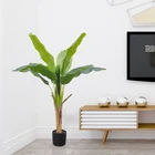 Banana Artificial Artificial Plants Cheap Cheap Small Leaf Market Strelitzia Plant Banana Tree Artificial