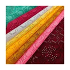 African Embroidery Lace Fabric Spandex 3D Net Lace Wedding And Dress Cord Lace With Sequin
