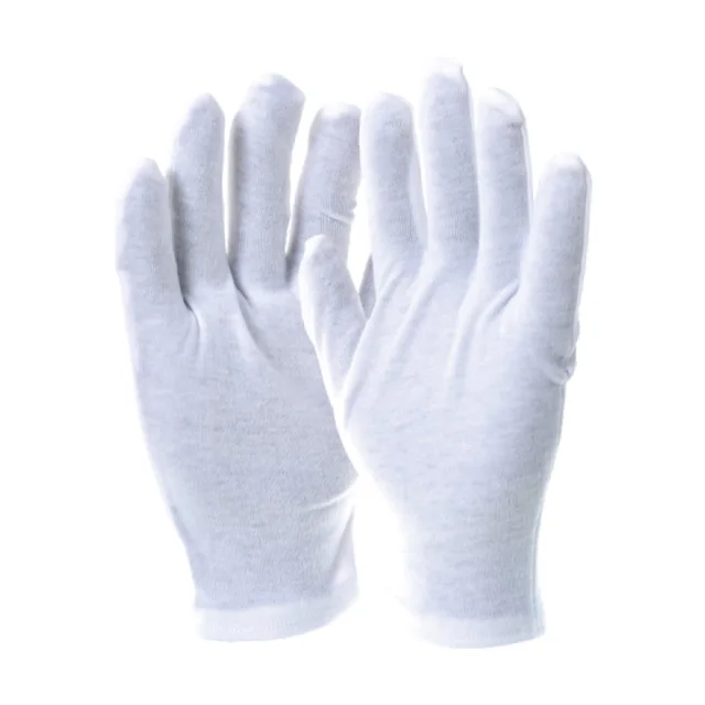 Factory direct sales with manufacturer price Comfortable flexible gloves 100% cotton fabric Factory