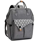 Bag For Mom Large Diaper Bag Backpack For Mom In Grey With Arrow Print