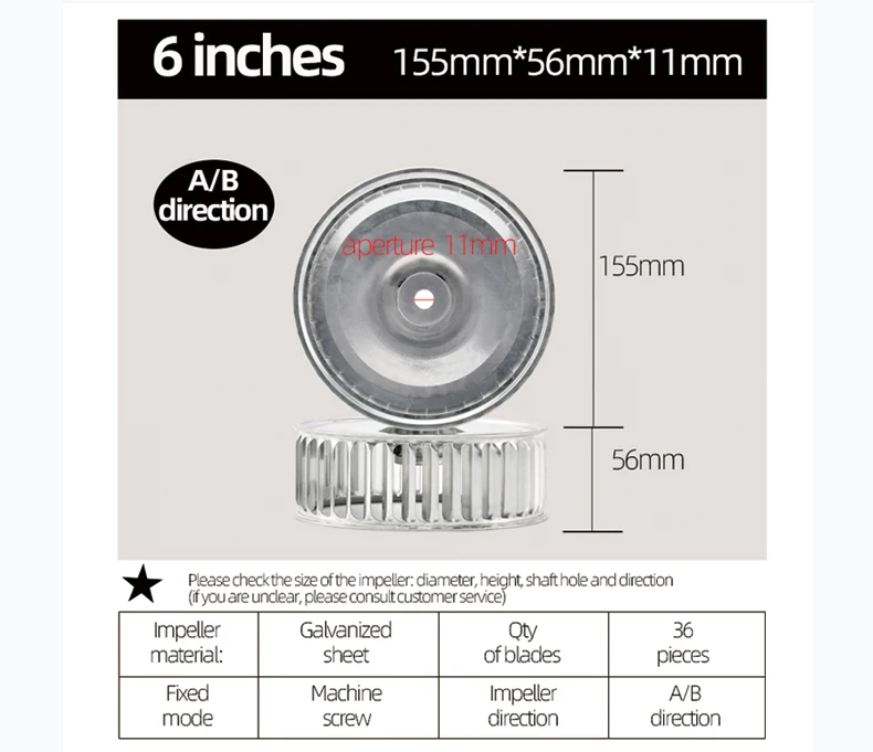 Blower, Centrifugal, Galvanized sheet, 5 inch - detail 18