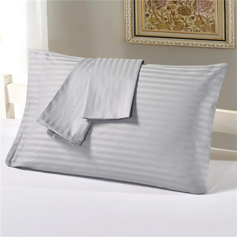 Cotton Pillow Protector Case Hypoallergenic Hidden Zipper Closure Cover 2 Pack 