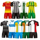 Kits Customize Slim Fit Football Shirts Wholesale Sublimation Full Set Digital Printing Football Jersey Soccer Kits