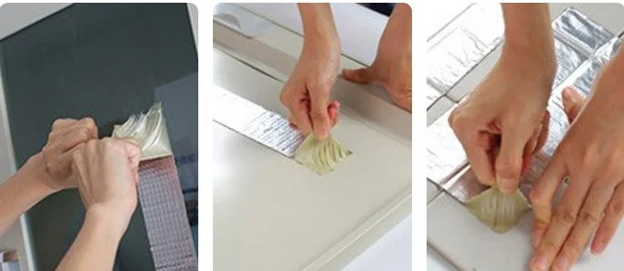 Samples Available Aluminum Foil Butyl Rubber Waterproof Tape for Roof Leakage