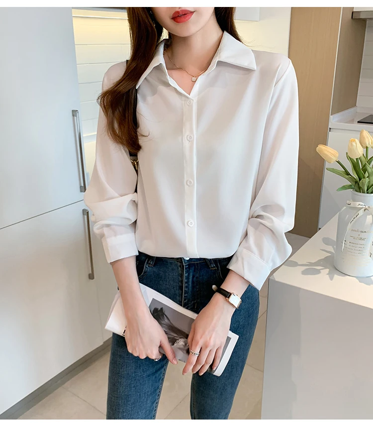 Blusas Mujer Blouses Top Femme Short Sleeve White Women Blusas Mujer De Moda 2022 Chiffon Blouse 6900