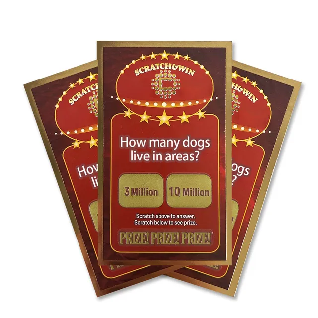 Custom Printing Lottery Ticket Game Tickets Scratch Lottery Paper Cards Customization Scratch Off Lottery Tickets