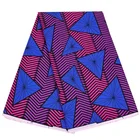 Batik Ankara African Wax Prints 100% Polyester Fabric Batik Real Wax High Quality 6 Yard African Fabric For Party Dress