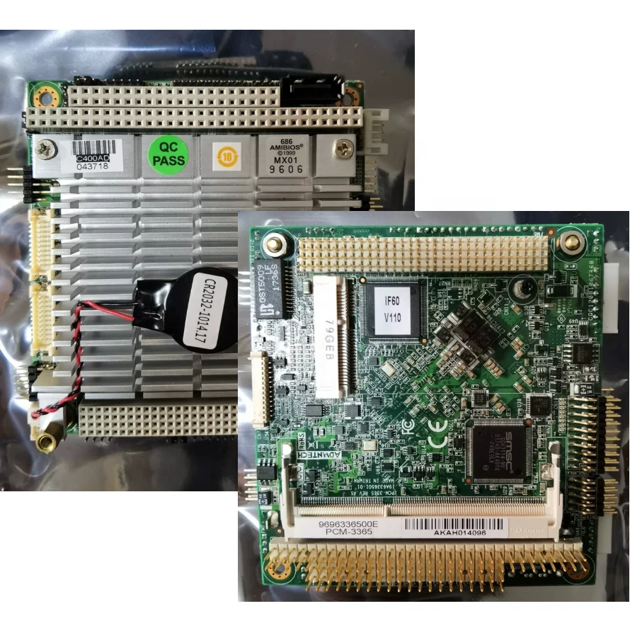 embedded motherboard of Advantech PCM-3365 PC104 for Advantech Industrial PC accessory to SATA tested working