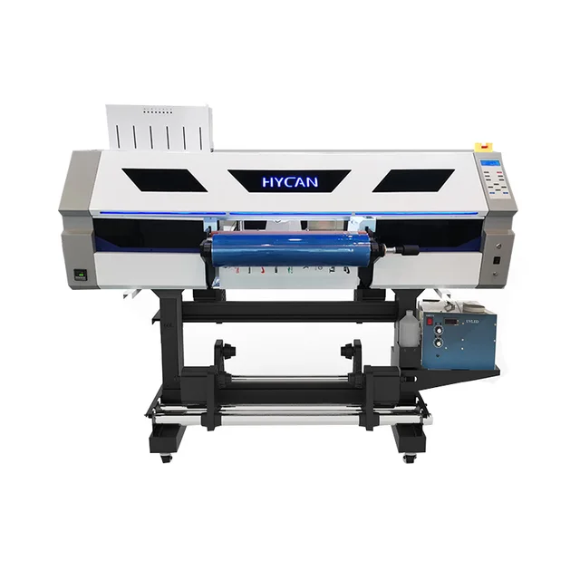 60 cm HYCAN uv dtf printing machine with 3 XP600 heads for sale good quality and speed