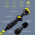 New New Garden Cleaning Kit Car Washing Brush With 10 Patten Spray