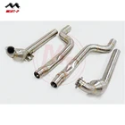Exhaust MERTOP RACING 3.0'' SS304 High Flow Exhaust Downpipe For B Enz W204 C63 AMG 6.2L 2008-2014