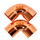 Copper Cup Elbow Welding Solder Pipe Fittings Air Conditioning Refrigeration Copper Pipe Fittings