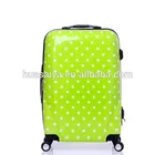 Dot Luggage Retractable Wheels Luggage 2019 Hot Selling Dot Printed Trolley Luggage With Retractable Wheels