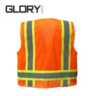 Uniform Vest Construction Vest Fashion Construction Uniform Workwear Reflective Safety Vest For Men