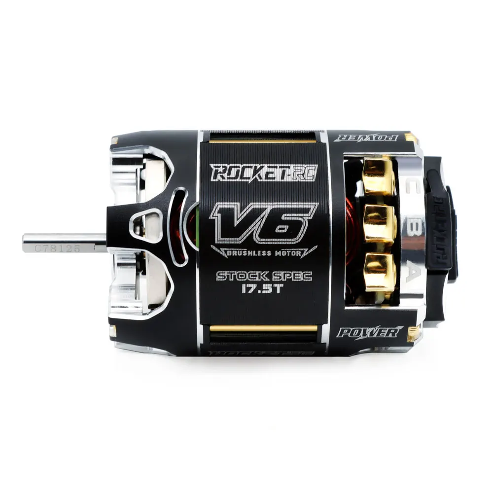 Surpass Hobby Rnewest Rocket 540 V6 Sensored Motor Stock Spec Sensored