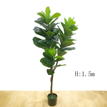 180 cm Green Fake Fiddle Leaf Fig artificial tree ficus lyrata Lyrata bonsai ficus bonsai