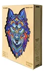 Wooden Toy Puzzles Amazon Hot Selling Product Colorful Lion Shaped Wooden Puzzle Custom Puzzle Toy A5 Size