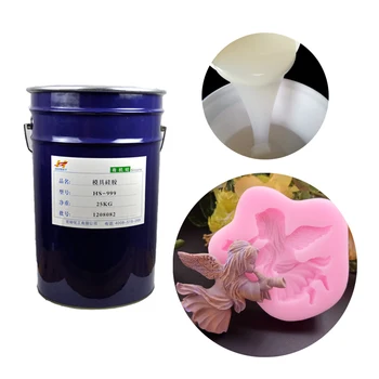 rtv2 silicone rubber liquid 2 part for gypsum candles molding artificial stone raw material factory