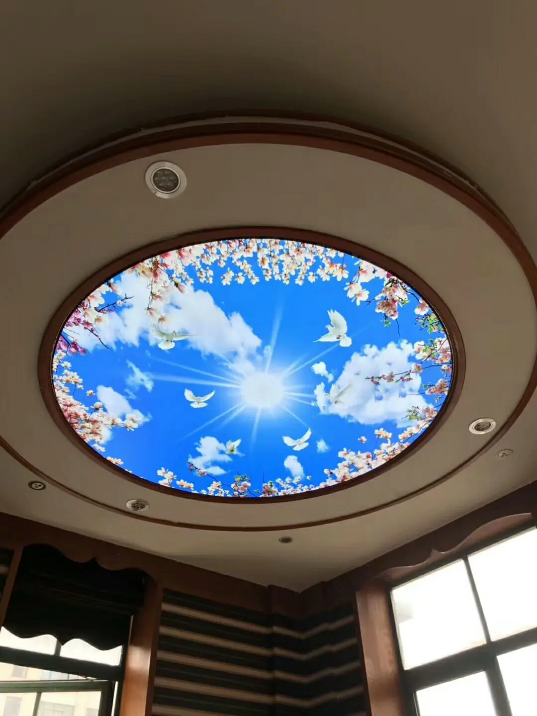 product shenzhen mosaic flashing 4s uv soft film rgbw ceiling dynamic light box large shopping mall advertising electronic sign-4