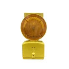 Yellow Blink Solar flash Warning barrier Light