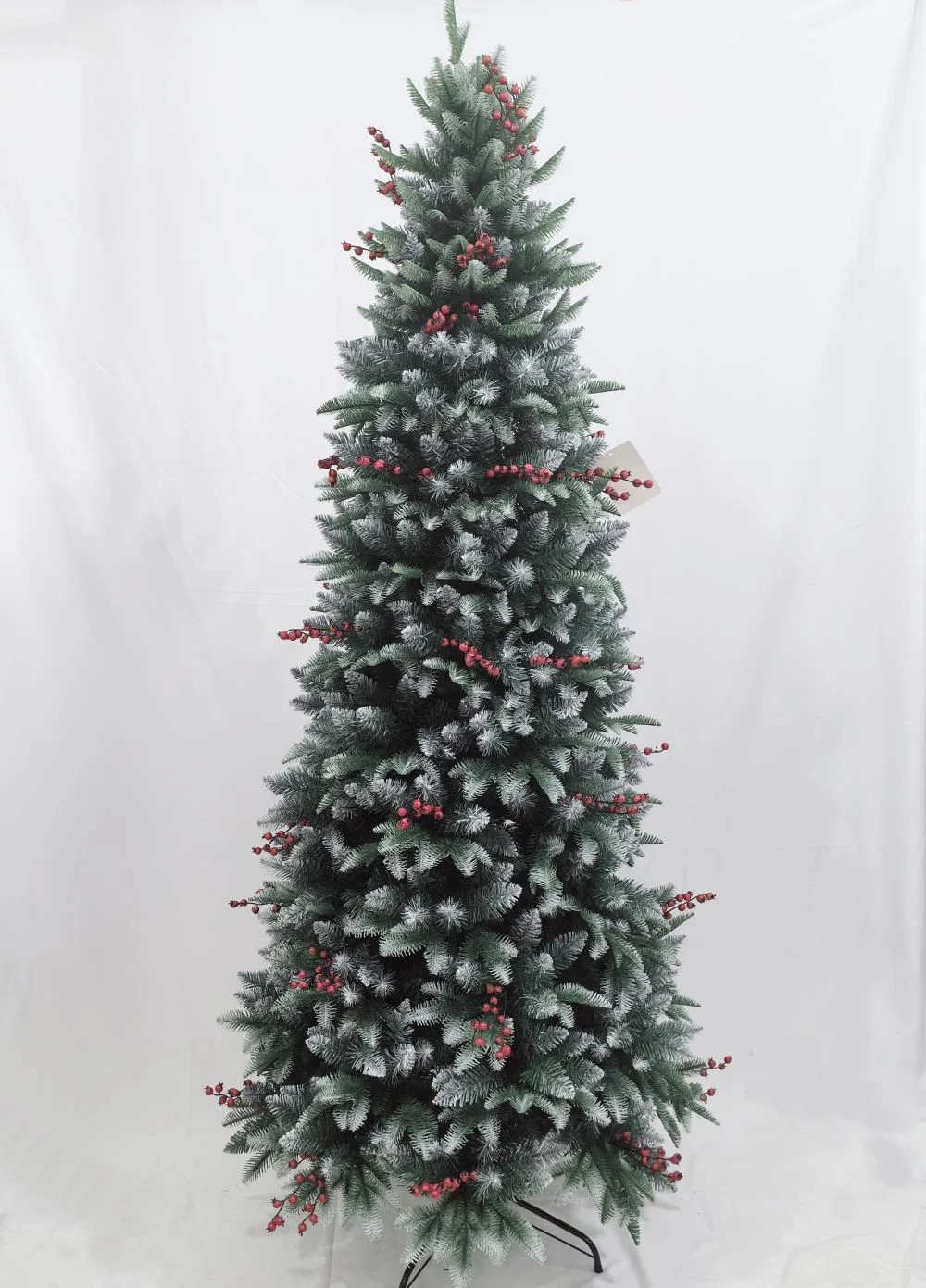 China Wholesale Pine Needle Christmas Tree Nice Natural Green & White Snow for Festival Celebration Decorations supplier