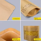 Paper Packaging Packaging Paper Bags Packaging Food Stand Up Kraft Paper For Zip Food Packaging Bags Loc