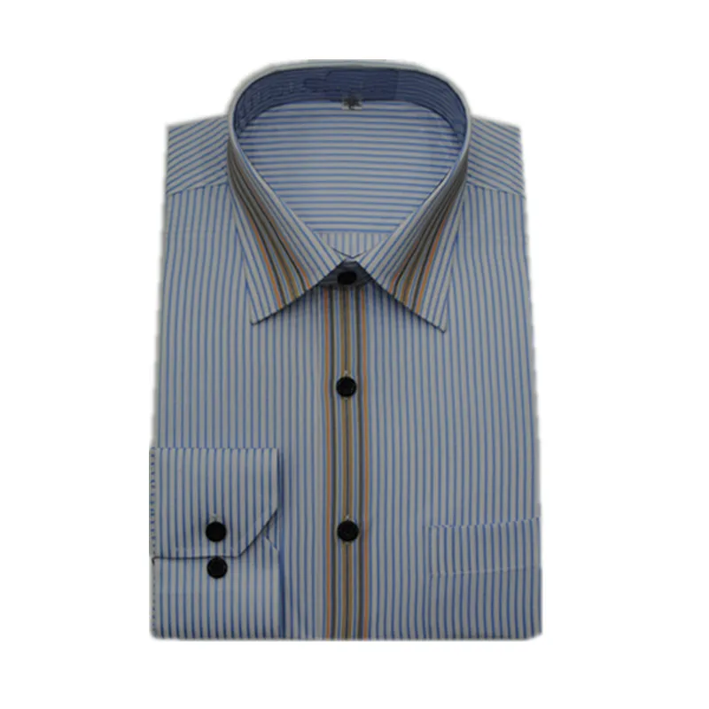 Dress Shirt Men For Black Button White 