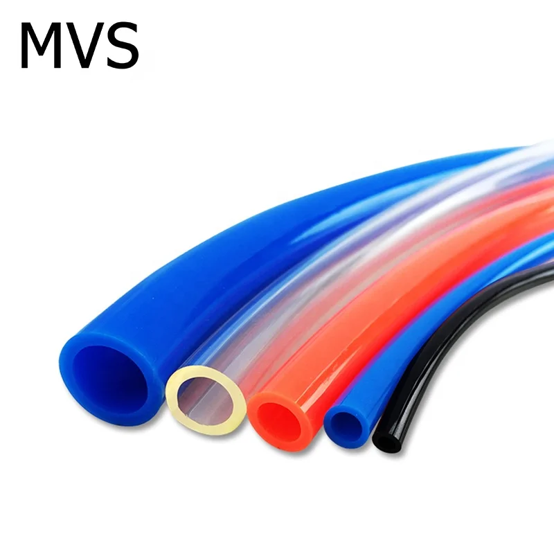 Flexible Drauble PU Tube Pneumatic Polyurethane 6 x 4mm Hose 3 Meters Long Blue 