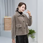 Coat 2020 Autumn And Winter New Casual Fashion 100% Wool Warmth Ladies Fur Coat