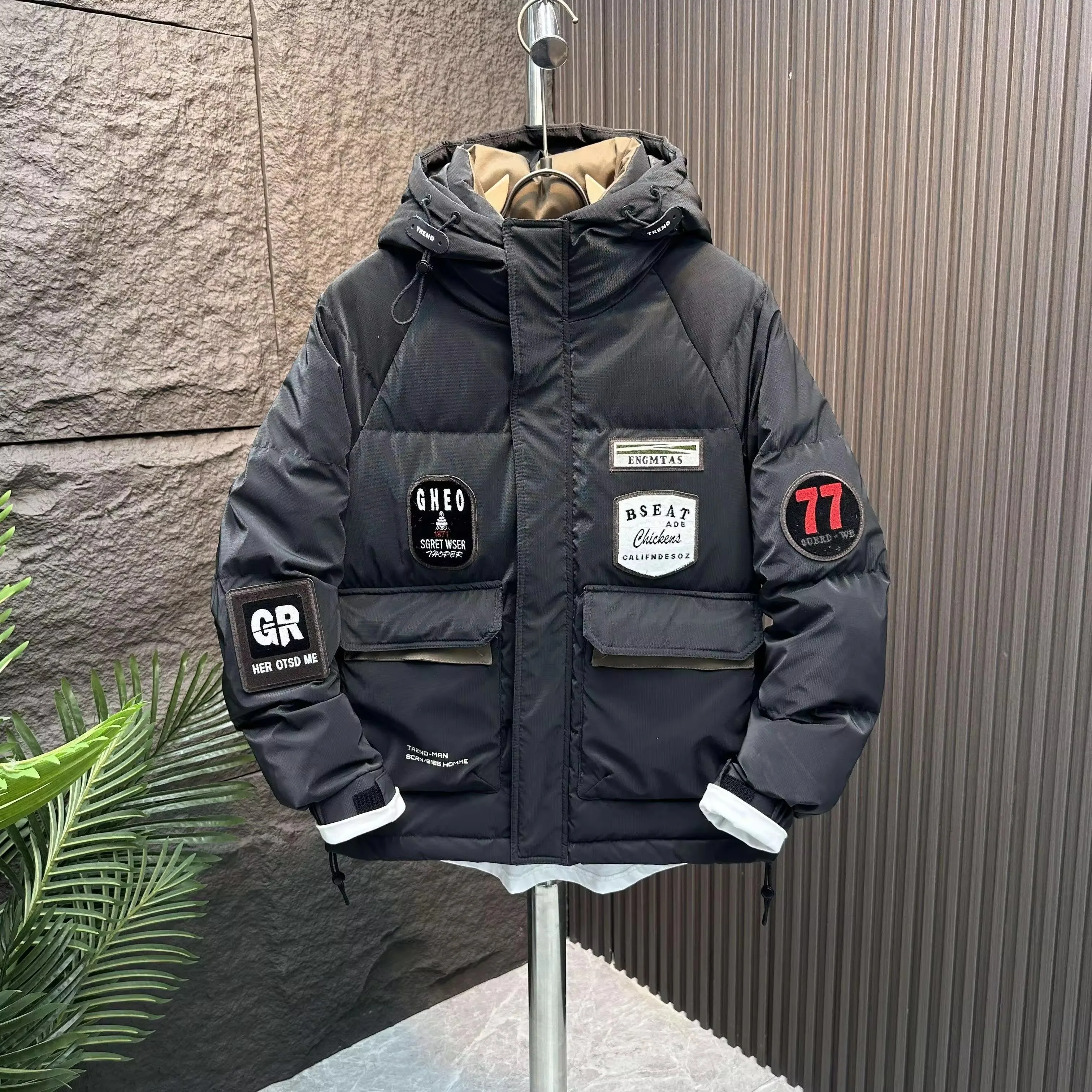 Winter Warm Men Jacket in different colors Puffer jacket High Quality Fashion Down Jacket with customized design and printing