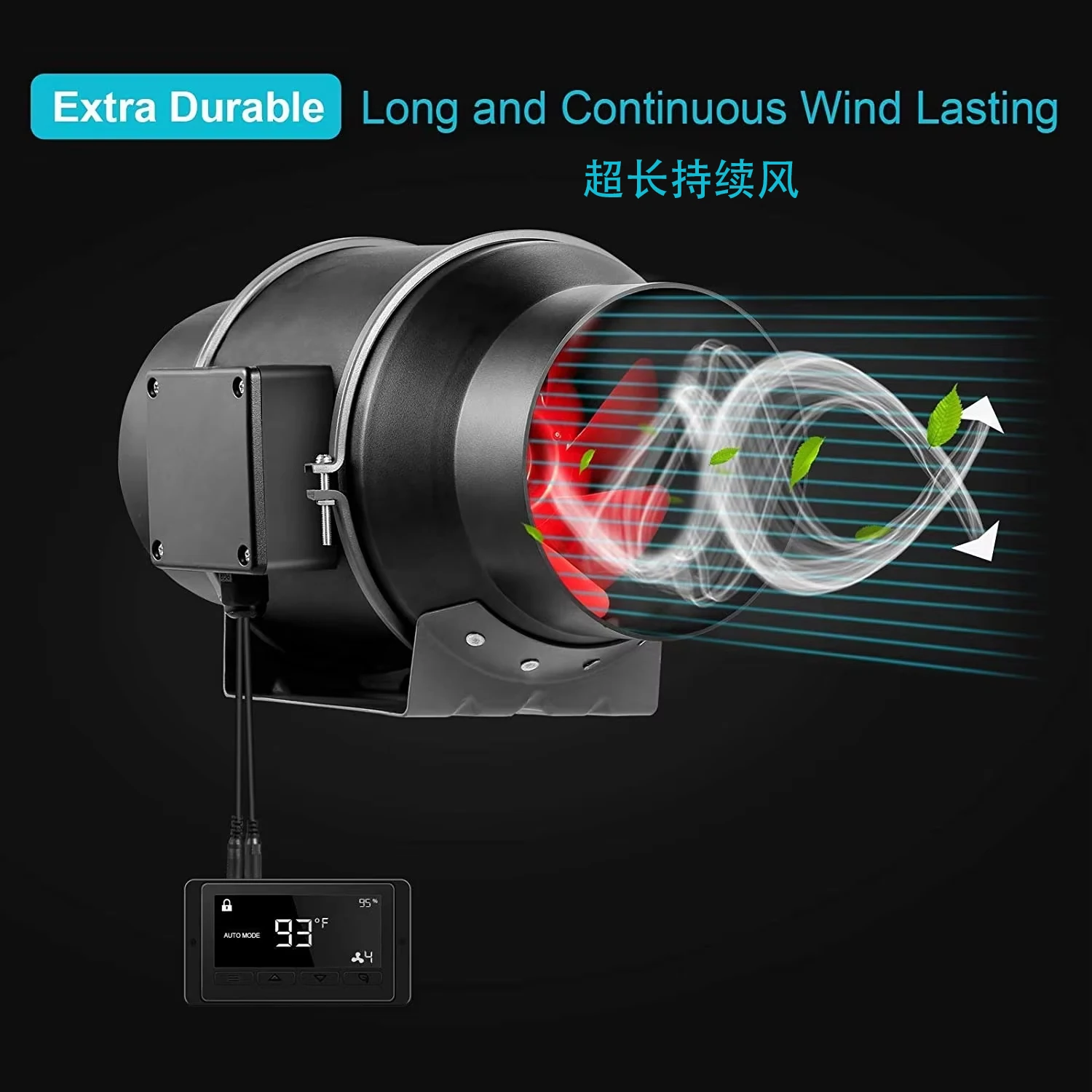 Inline Duct Fan, AC110-240V 50, 40W - detail 2