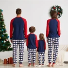 Pajamas 2022 New Christmas Pajamas Bear Print Christmas Parent-child Pajamas Set Home Wear Pajamas Two-piece Set