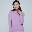 Sweater New Fashion Women Crew Neck Pullover Sweater 100% Cashmere Turtleneck Pullover Sweater In Bulk