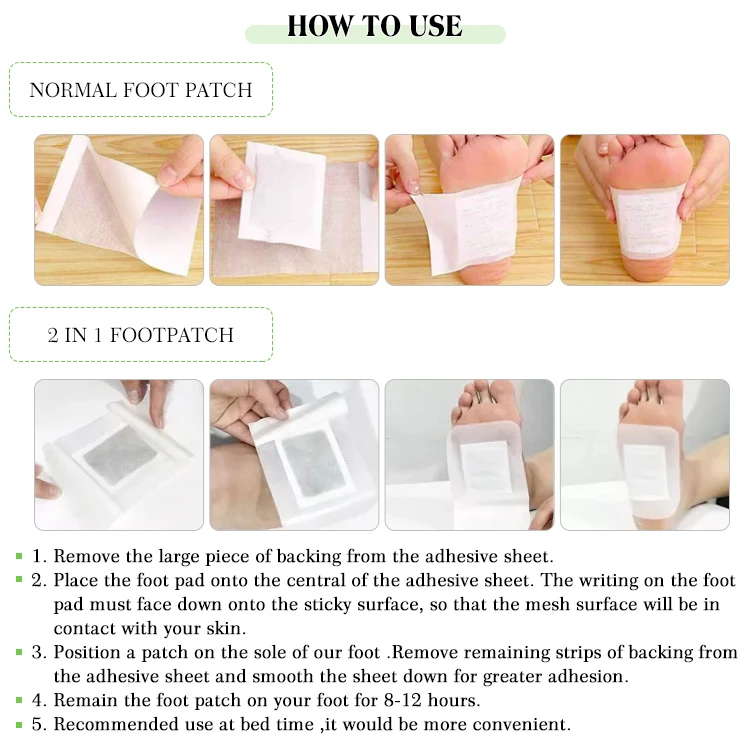 Wholesale Ginger Foot Detox Patch Foot Detox Patch Factory Detox Foot Pad to Remove Toxins factory