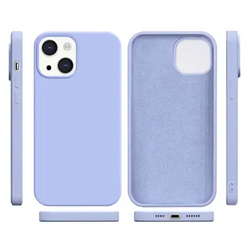 High Quality Soft Liquid Silicone Rubber For Apple Iphone 13 Pro Max Phone Case Mobile Phone 12 Cover Bag
