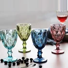 Wine Party Glass Wedding Supplies Party Fancy Stemware Coloured New Design Unique Wine Glass Retro Wine Glass