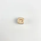 Wooden Beads Eco-Friendly Square Wooden Teether Natural Unfinished Wooden Beads For Handmade Accessories