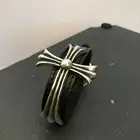 Silver Silversilver Factory Wholesale 925 Sterling Silver Suitable For Chrome Heart Leather Bracelet Personality Bracelet