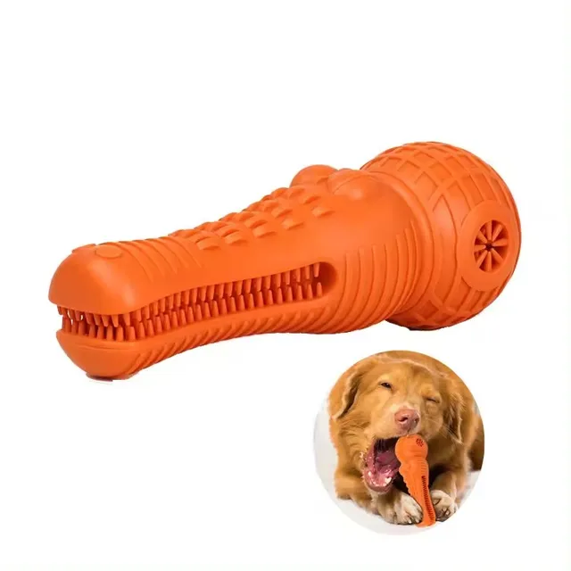 Uniperor Wholesale Strong Durable Pet Toys Crocodile TPR Rubber Tough Puppy Teething Toy Big Dog Chew Toy Crocodile