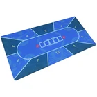 Poker 180*90*0.3cm Family Party Casino Entertainment Rubber Poker Table Mats