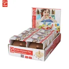 Natural Wood Kids Natural Wood Snake Charmer Top Spinning Pocket Money Toy For Kids