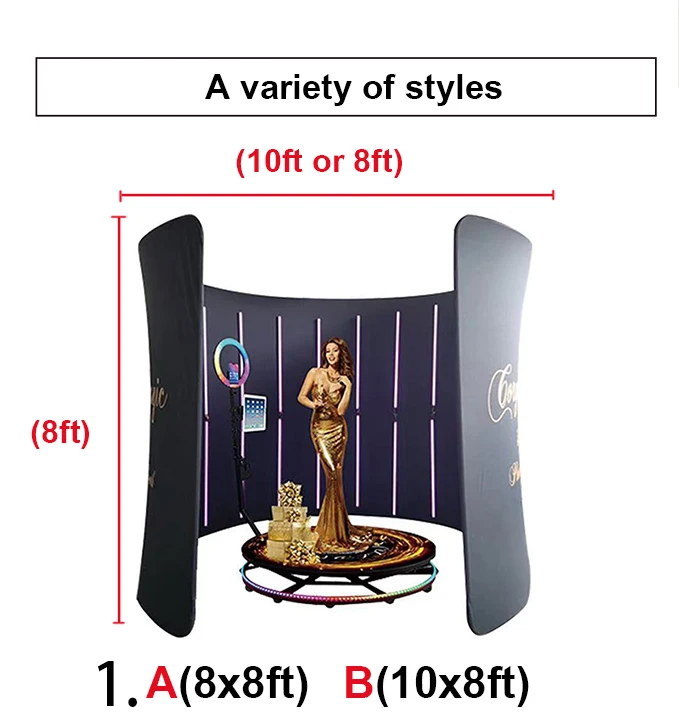 360 Photo Booth Giratorio with High Angle Photo Booth and Interactive Mirror Photo Booth Hcbf6d431811a479fb93edc5b1b58ef367