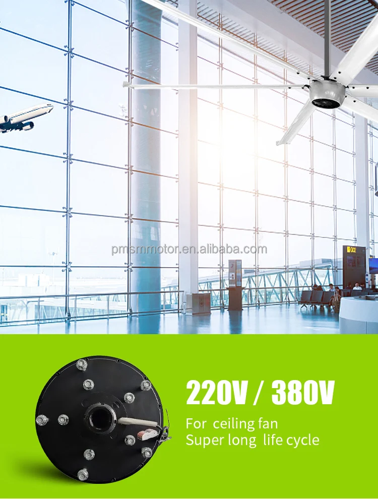 Ceiling Fan, 12ft, 24ft, 1300W - detail 6